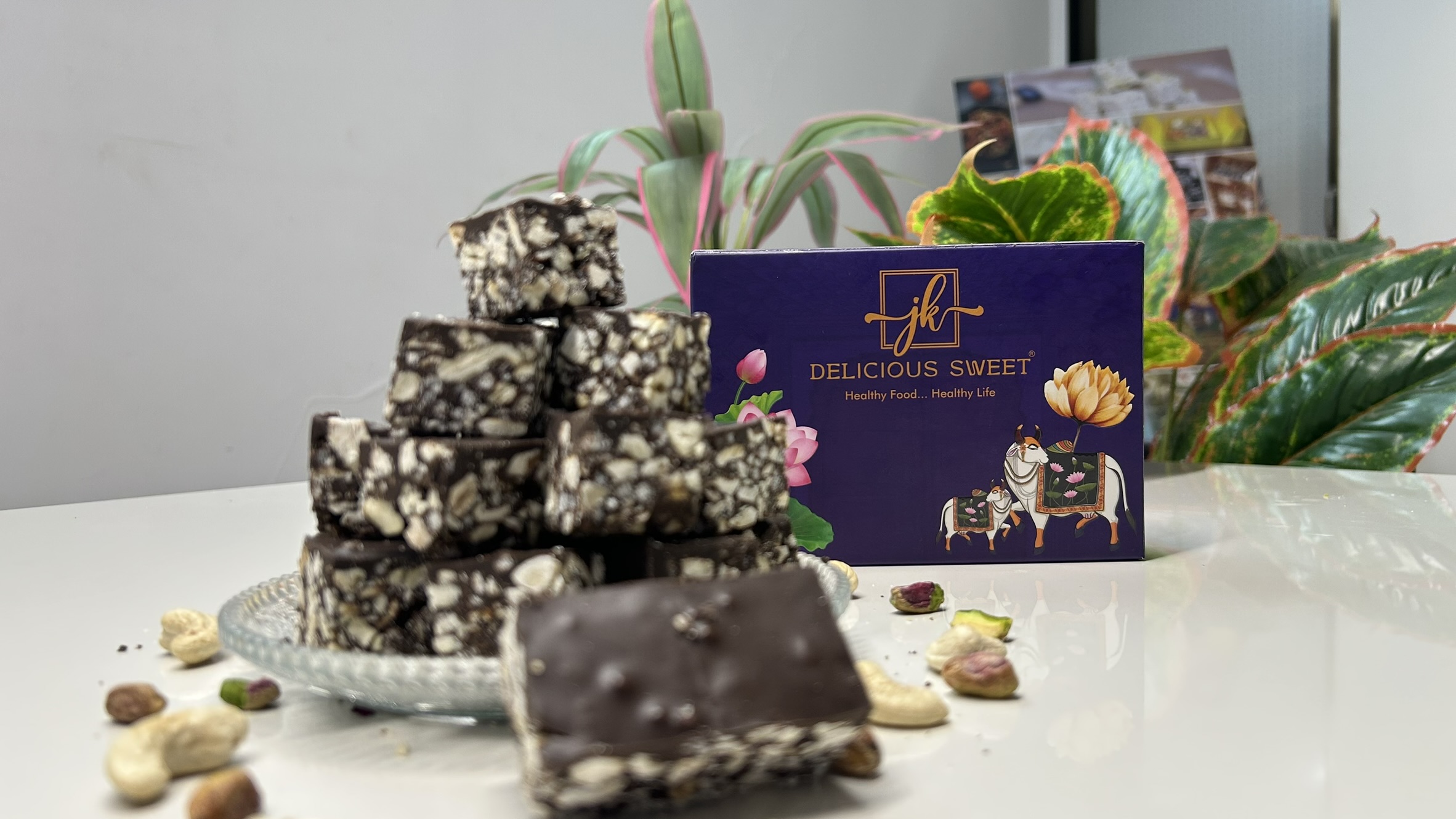 Dark Chocolate Dryfruit Bites