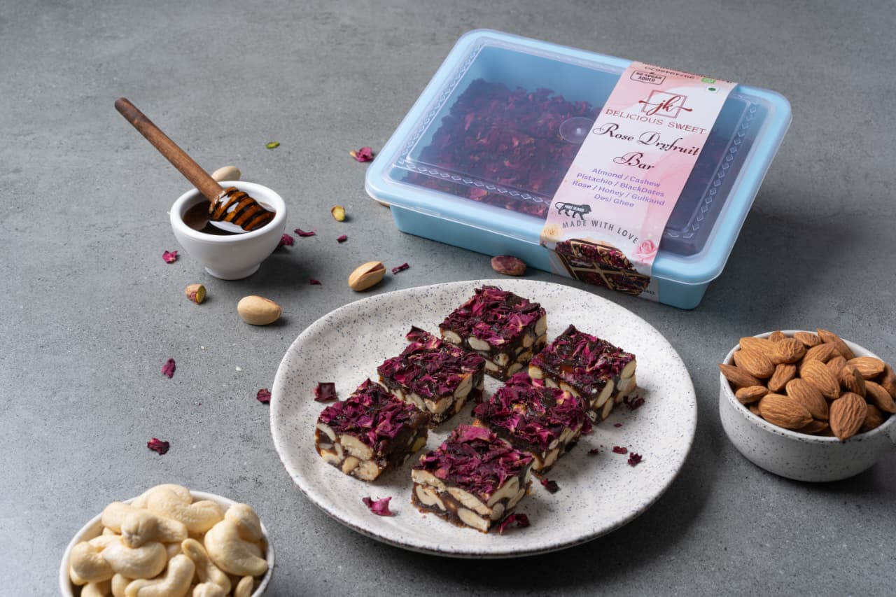 Premium Rose Dryfruit Bar