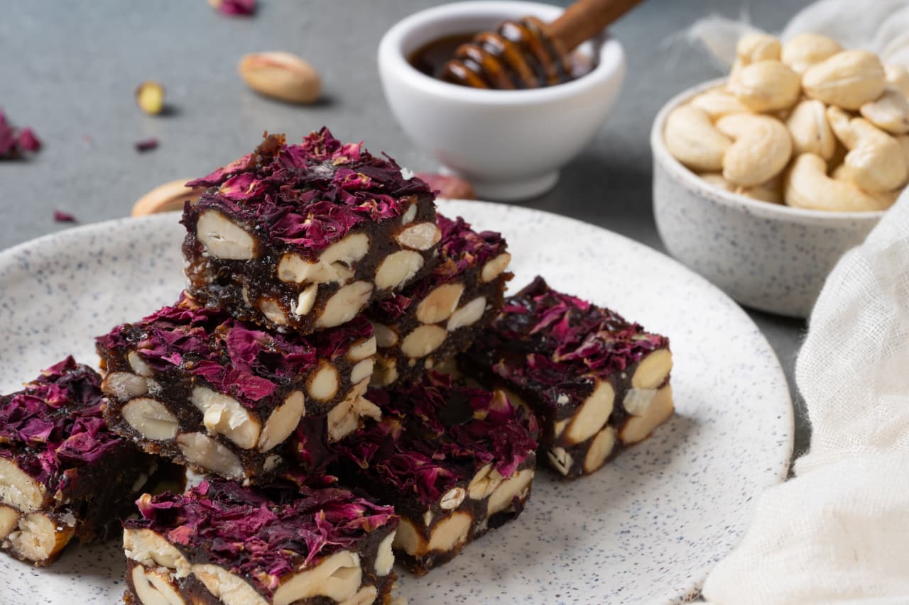 Premium Rose Dryfruit Bar