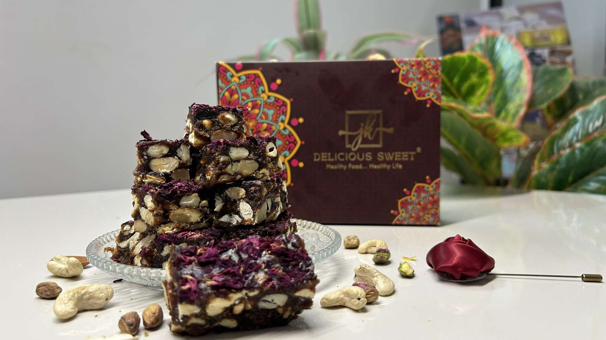 Premium Rose Dryfruit Bar