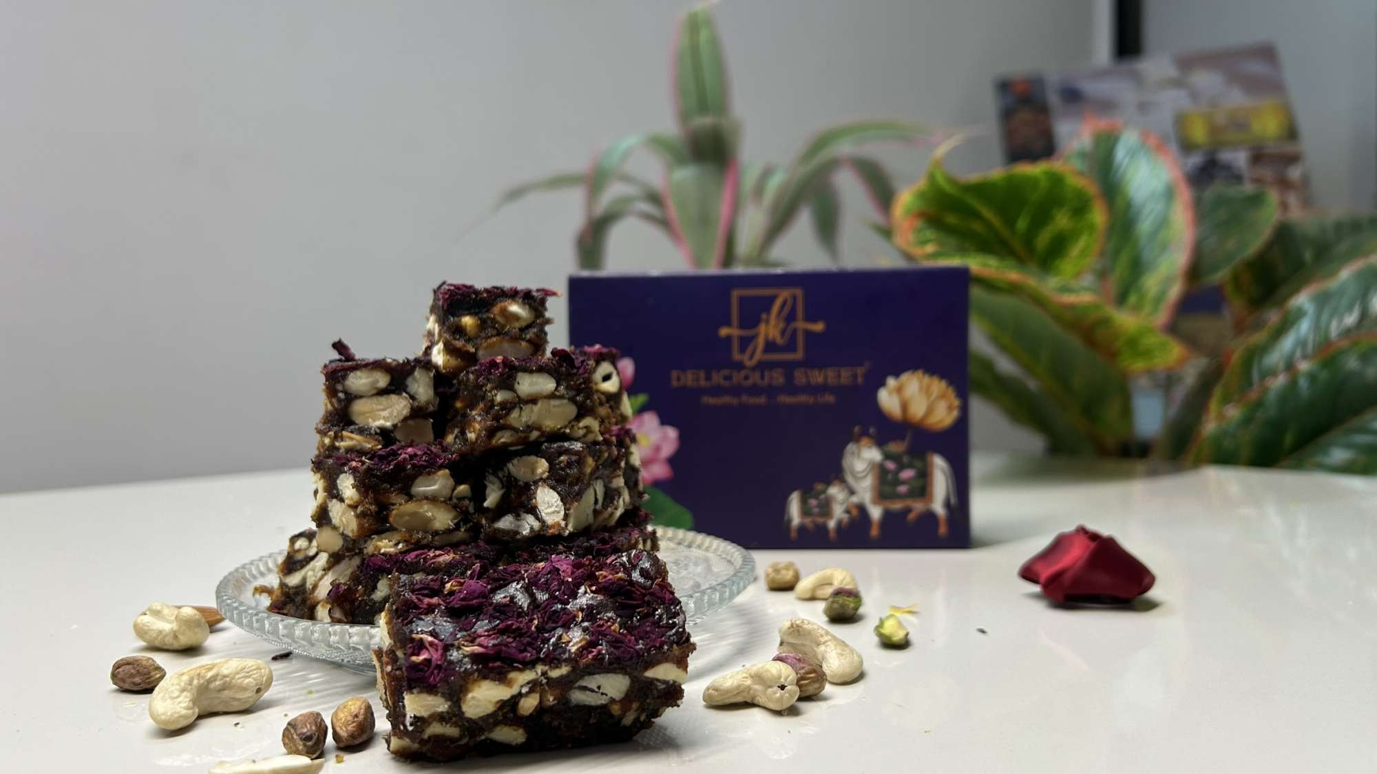 Premium Rose Dryfruit Bar